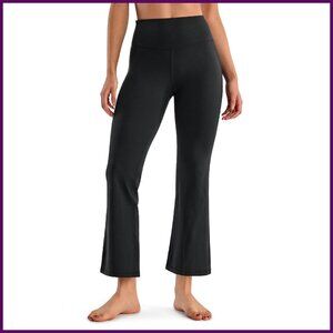 High Waisted Flare Leggings with Pocket, Cloud-Like Polyamide & Lycra, 28-34